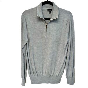 J. Crew Merino Wool Quarter Zip Sweater Men’s Medium